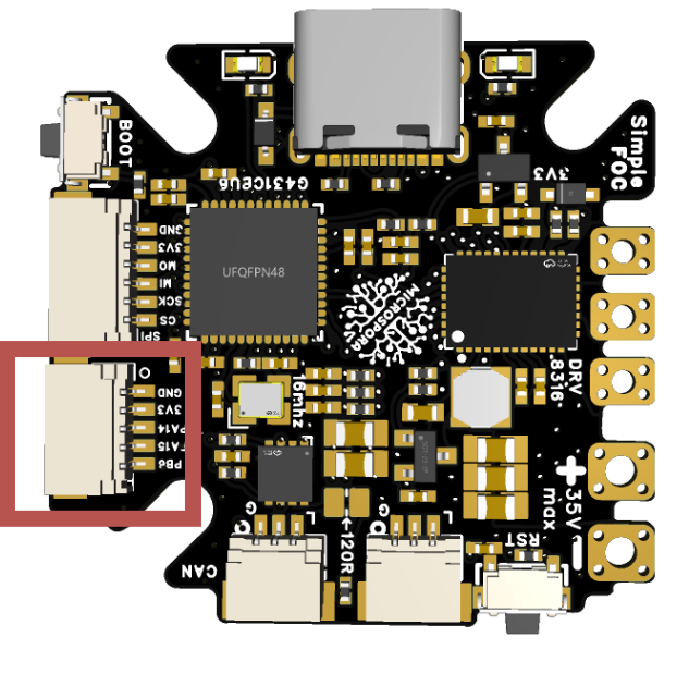 Microspora 5-pin connection