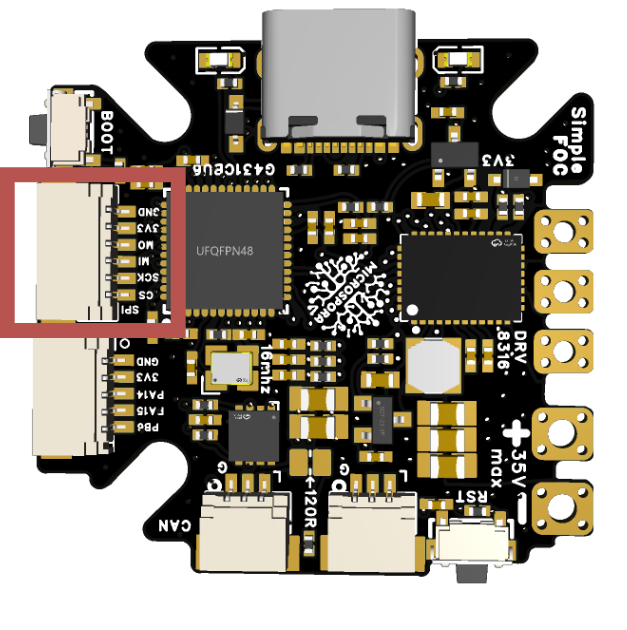 Microspora 6-pin connection